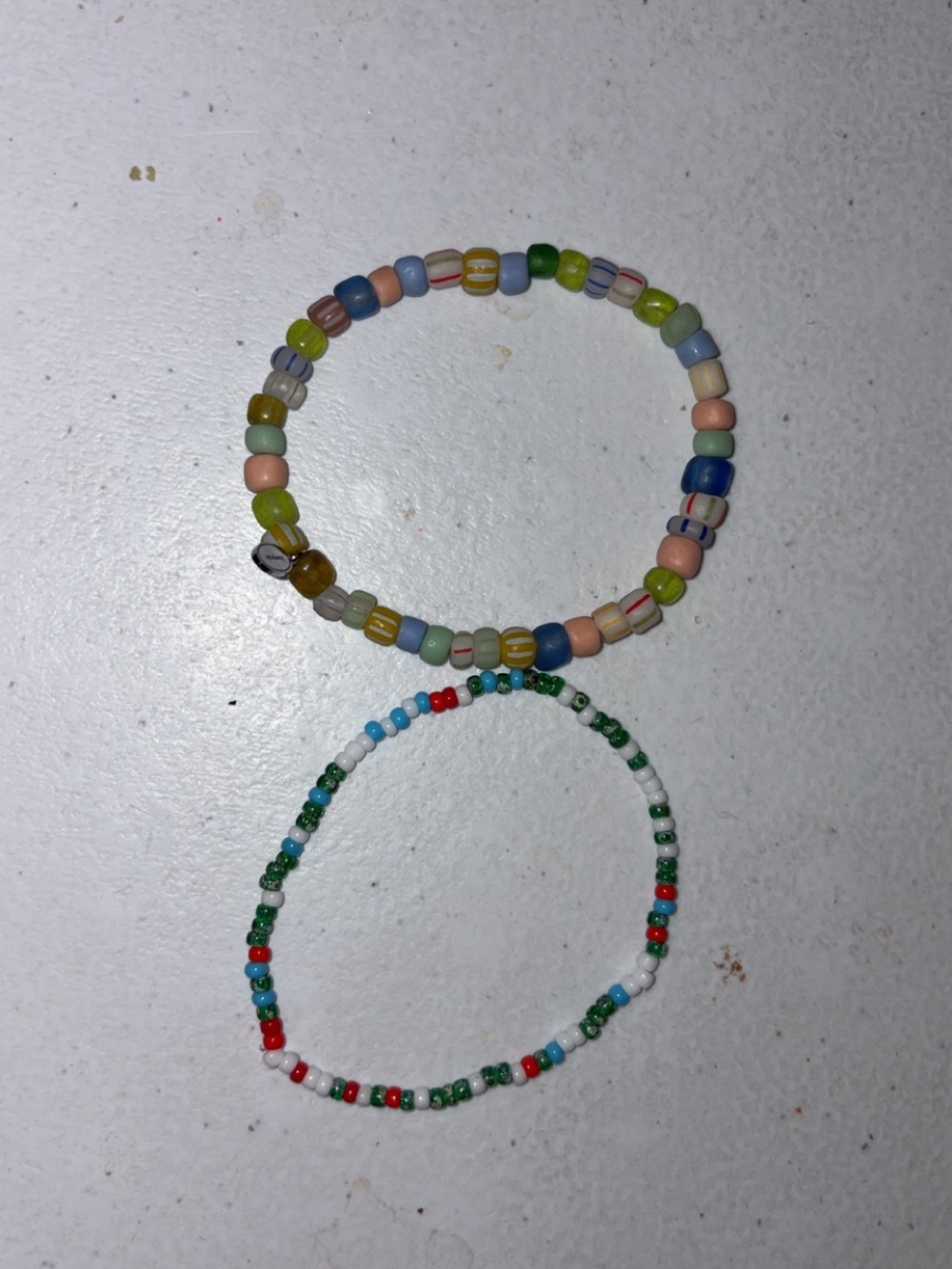 Handmade Multicolor Beaded Bracelet Set - Versatile Summer Style